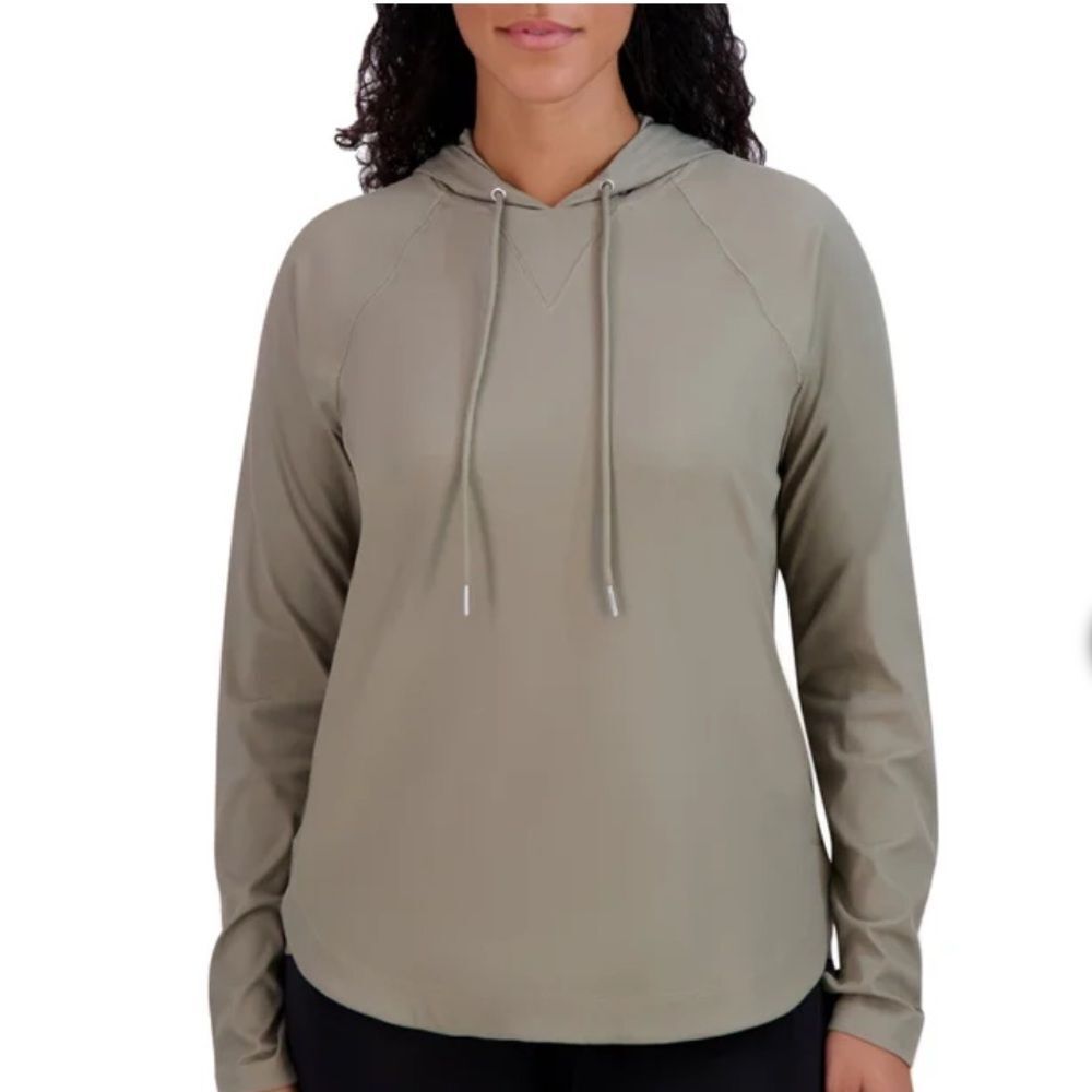 SAGE Women's Lightweight Hoodie Green - Picture 1 of 3